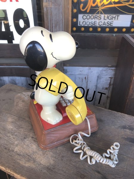 画像5: 70s Vintage Phone Snoopy And Woodstock (C075) (5)