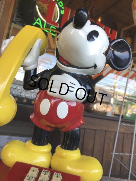 画像9: 70s Vintage Phone Mickey Mouse (R218) (9)