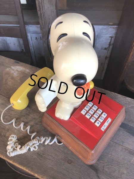 画像11: 70s Vintage Phone Snoopy And Woodstock (C075) (11)