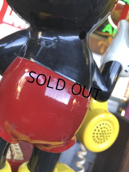 画像6: 70s Vintage Phone Mickey Mouse (R218) (6)