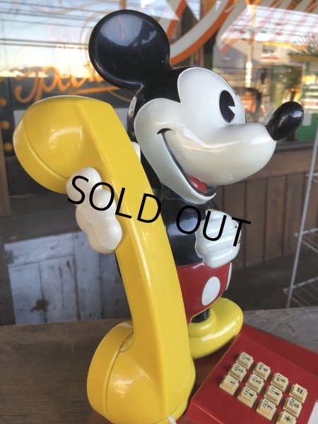 画像10: 70s Vintage Phone Mickey Mouse (R218) (10)