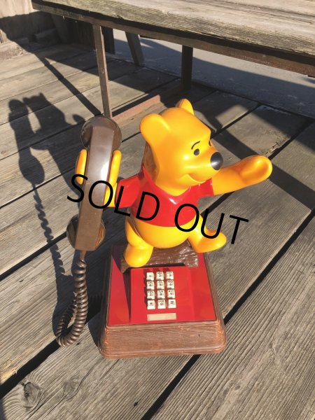 画像16: 70s Vintage Phone Winnie the Pooh (R219) (16)
