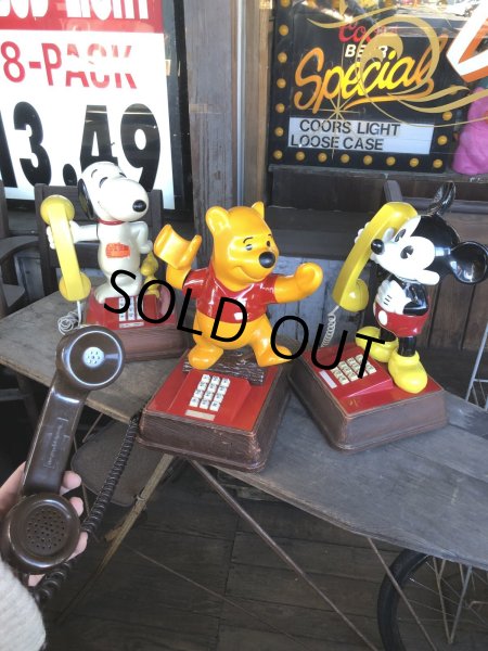 画像17: 70s Vintage Phone Winnie the Pooh (R219) (17)