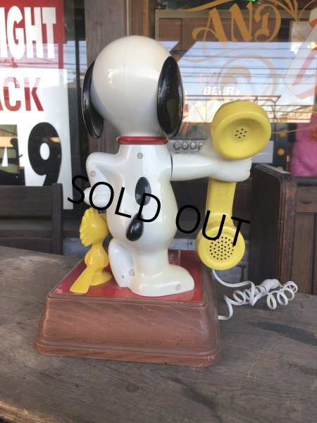 画像4: 70s Vintage Phone Snoopy And Woodstock (C075) (4)