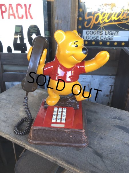 画像1: 70s Vintage Phone Winnie the Pooh (R219) (1)