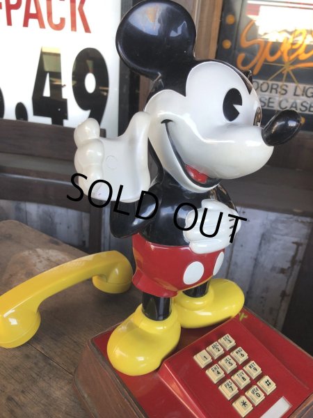 画像8: 70s Vintage Phone Mickey Mouse (R218) (8)
