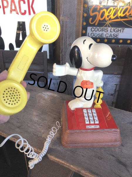 画像14: 70s Vintage Phone Snoopy And Woodstock (C075) (14)