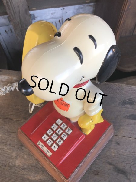 画像12: 70s Vintage Phone Snoopy And Woodstock (C075) (12)