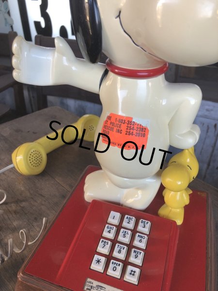 画像10: 70s Vintage Phone Snoopy And Woodstock (C075) (10)