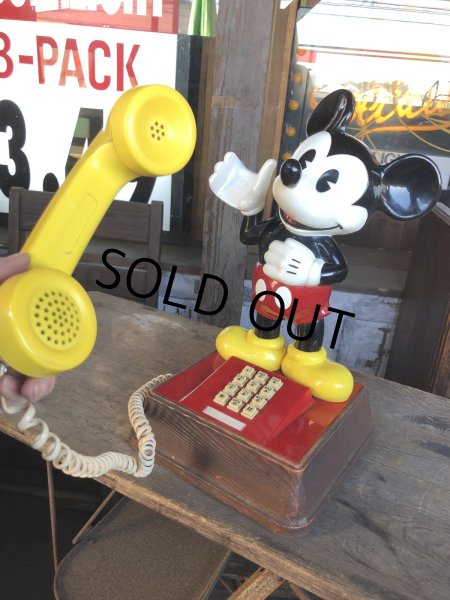 画像16: 70s Vintage Phone Mickey Mouse (R218) (16)