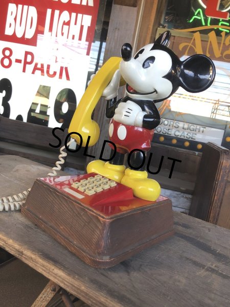 画像3: 70s Vintage Phone Mickey Mouse (R218) (3)