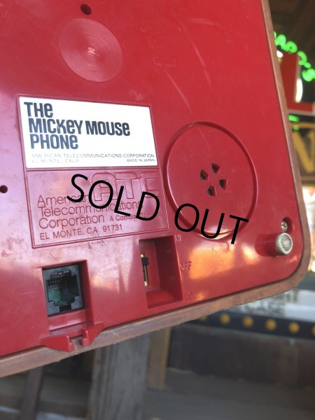 画像13: 70s Vintage Phone Mickey Mouse (R218) (13)