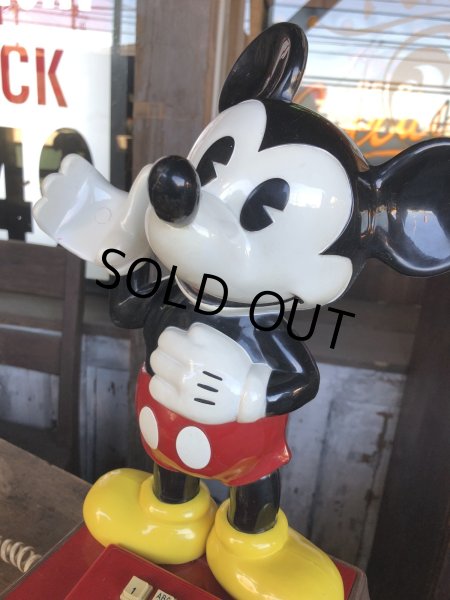 画像12: 70s Vintage Phone Mickey Mouse (R218) (12)