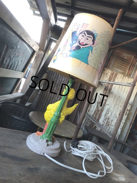 画像3: 70s Vintage Sesame Street Big Bird Kids Room Nursery Lamp (R224) (3)