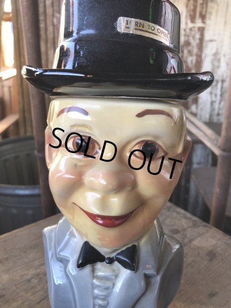 画像10: 70s Vintage Charlie McCarthy Jim Beam Decanter (R223) (10)