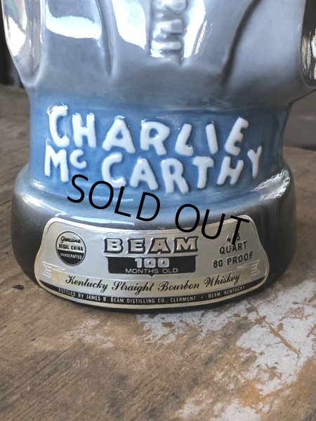 画像7: 70s Vintage Charlie McCarthy Jim Beam Decanter (R223) (7)