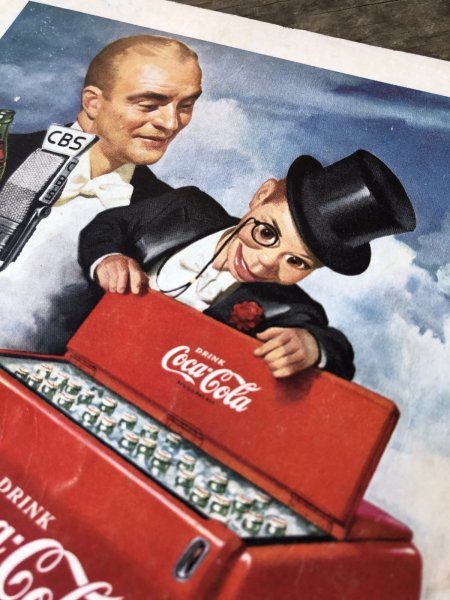 画像3: 50s Vintage Coca-Cola Advertising Charlie McCarthy (R220) (3)