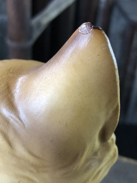 画像8: 60s GIG Vintage Big Eye Kitty Cat Ceramic Statue (R226) (8)