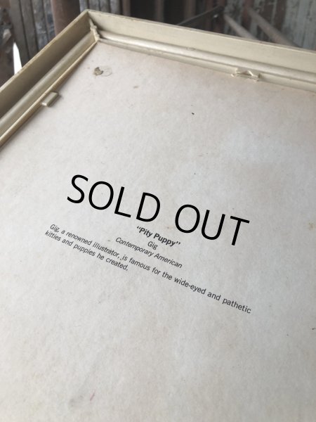 画像10: 60s GIG Vintage Big Eye  Pity Puppy Art (R227) (10)