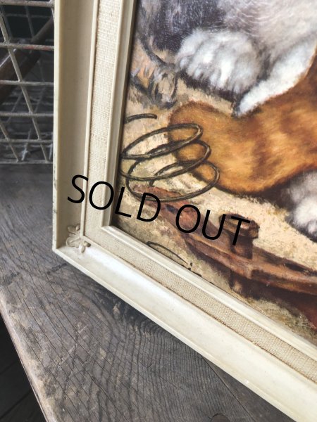 画像3: 60s GIG Vintage Big Eye  Pity Puppy Art (R227) (3)