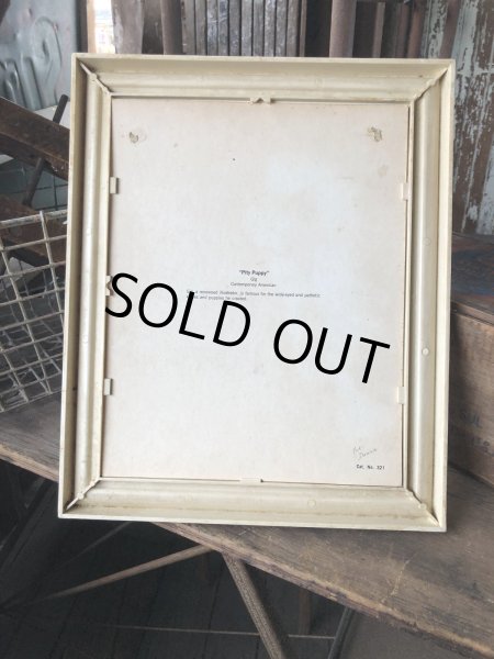 画像9: 60s GIG Vintage Big Eye  Pity Puppy Art (R227) (9)