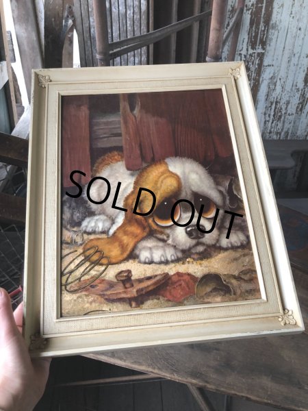 画像12: 60s GIG Vintage Big Eye  Pity Puppy Art (R227) (12)