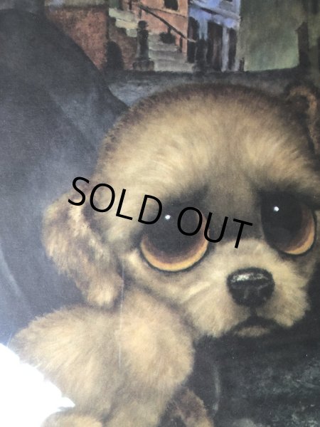 画像8: 60s GIG Vintage Big Eye Pity Puppy Art (R230) (8)