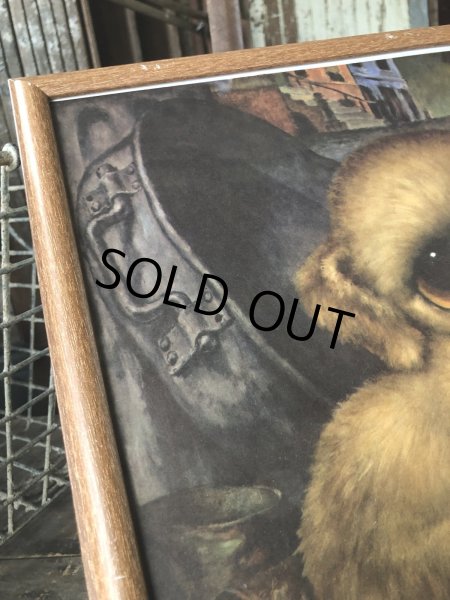 画像6: 60s GIG Vintage Big Eye Pity Puppy Art (R230) (6)