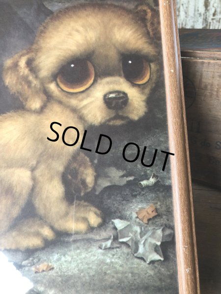 画像7: 60s GIG Vintage Big Eye Pity Puppy Art (R230) (7)