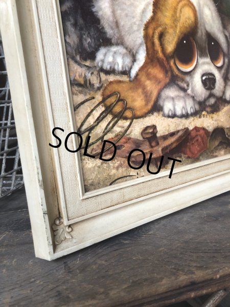 画像2: 60s GIG Vintage Big Eye  Pity Puppy Art (R227) (2)