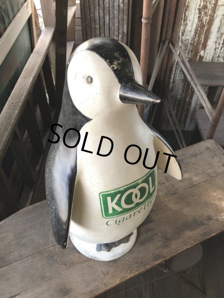画像6: Vintage Advertising KOOL Tobacco Cigarettes Store Display Willie the Penguin Statue (R232) (6)