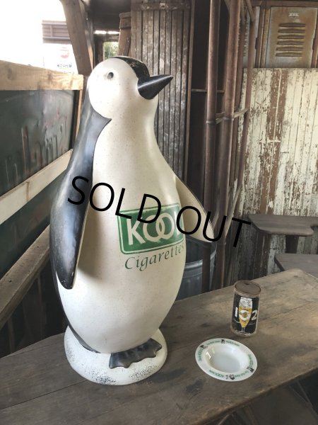 画像20: Vintage Advertising KOOL Tobacco Cigarettes Store Display Willie the Penguin Statue (R232) (20)
