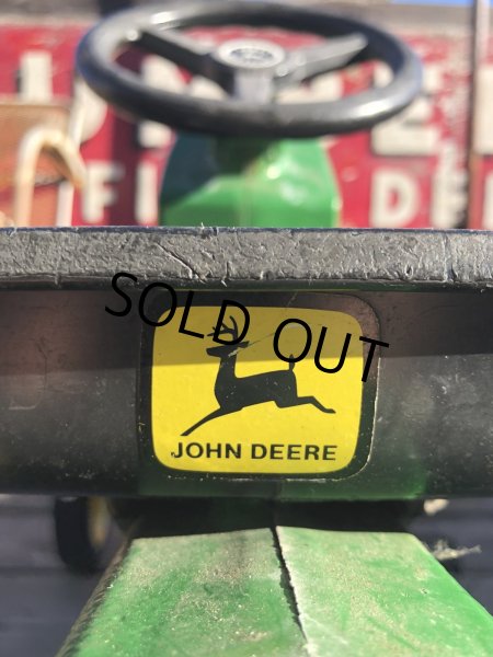 画像14: Vintage Ertl JOHN DEERE TRACTOR Pedal Car Kids Ride On 7600 (R235) (14)