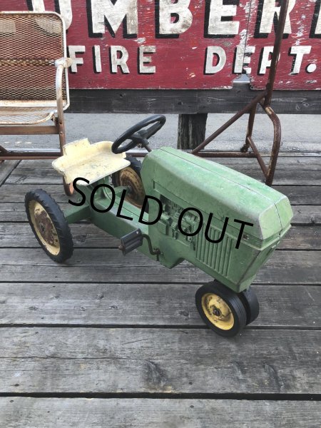 画像2: Vintage Ertl JOHN DEERE TRACTOR Pedal Car Kids Ride On (R236) (2)