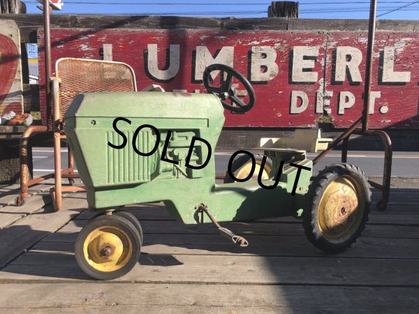 画像3: Vintage Ertl JOHN DEERE TRACTOR Pedal Car Kids Ride On (R236) (3)