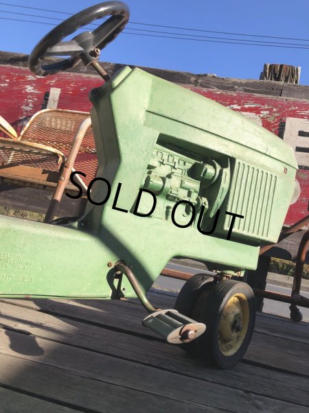 画像16: Vintage Ertl JOHN DEERE TRACTOR Pedal Car Kids Ride On (R236) (16)