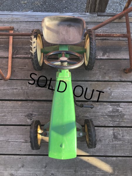 画像20: Vintage Ertl JOHN DEERE TRACTOR Pedal Car Kids Ride On 8310 (R234) (20)