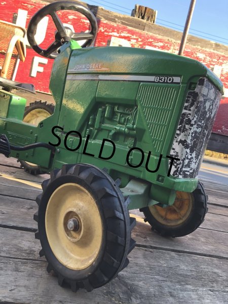 画像16: Vintage Ertl JOHN DEERE TRACTOR Pedal Car Kids Ride On 8310 (R234) (16)