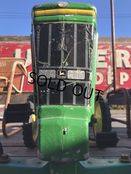 画像22: Vintage Ertl JOHN DEERE TRACTOR Pedal Car Kids Ride On 7600 (R235) (22)