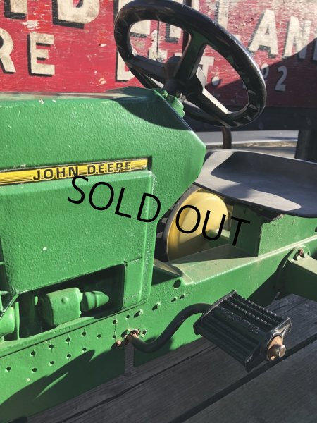 画像6: Vintage Ertl JOHN DEERE TRACTOR Pedal Car Kids Ride On 7600 (R235) (6)
