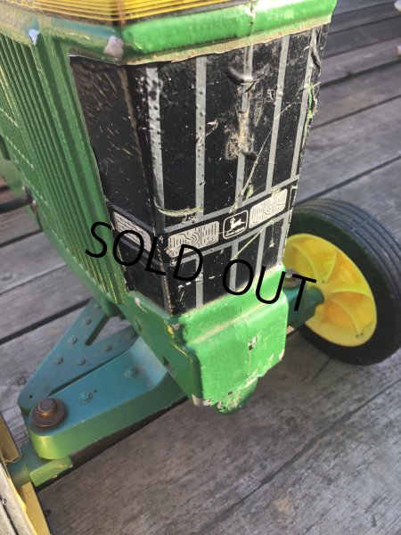 画像23: Vintage Ertl JOHN DEERE TRACTOR Pedal Car Kids Ride On 7600 (R235) (23)