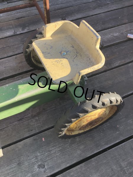 画像7: Vintage Ertl JOHN DEERE TRACTOR Pedal Car Kids Ride On (R236) (7)