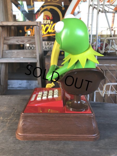 画像9: 80s Vintage The Muppets Show KERMIT THE FROG Phone (R237) (9)