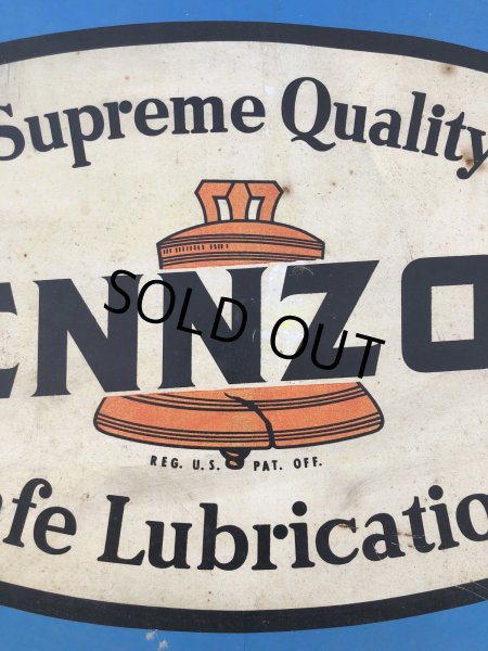 画像10: 【店舗引き取り限定】 Vintage Pennzoil Oil Safe Lubrication Huge Store Display Sign (R238) (10)