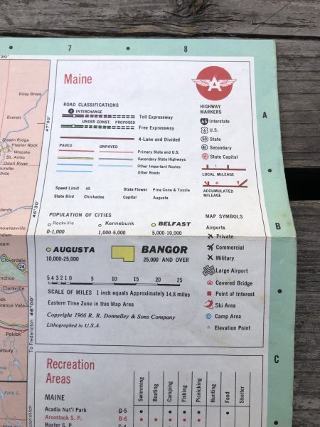画像7: Vintage Road Map TYDOL FLYING A (R253)  (7)