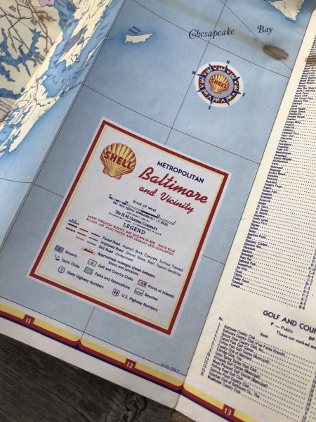 画像4: Vintage Road Map SHELL (R244)  (4)