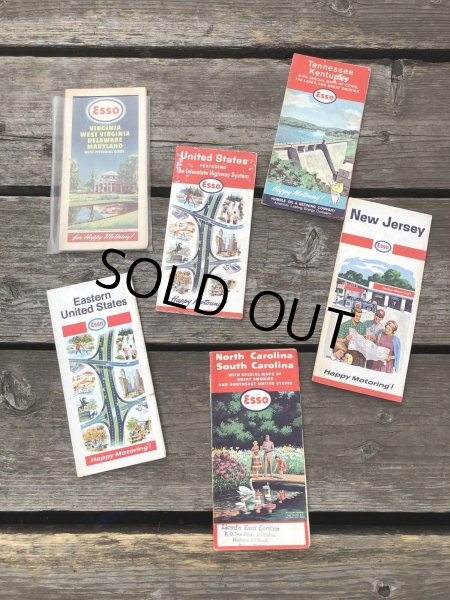 画像1: Vintage Road Map ESSO (R246)  (1)