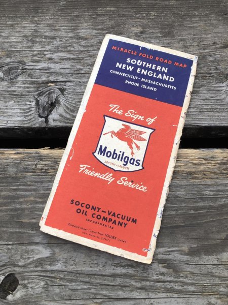 画像3: Vintage Road Map MOBIL (R254)  (3)