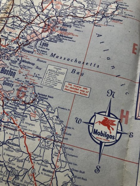 画像12: Vintage Road Map MOBIL (R254)  (12)