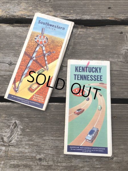 画像1: Vintage Road Map AAA (R251)  (1)